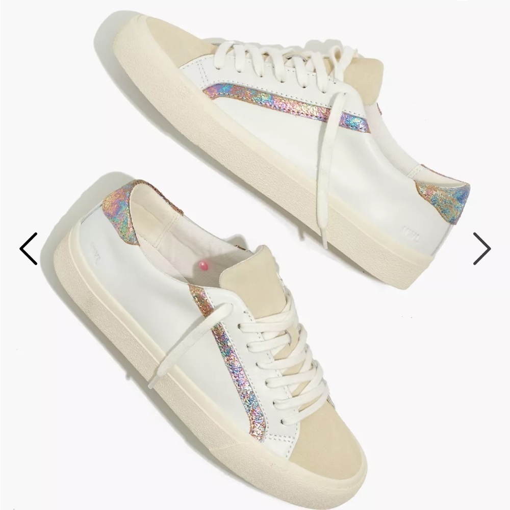 Madewell Sidewalk Iridescent Sneakers